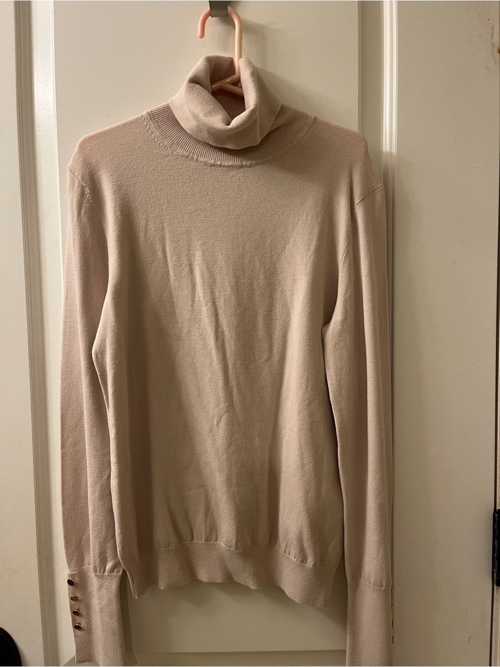 Babaton NWT Turtleneck w/Gold Buttons on Wrist - Small
